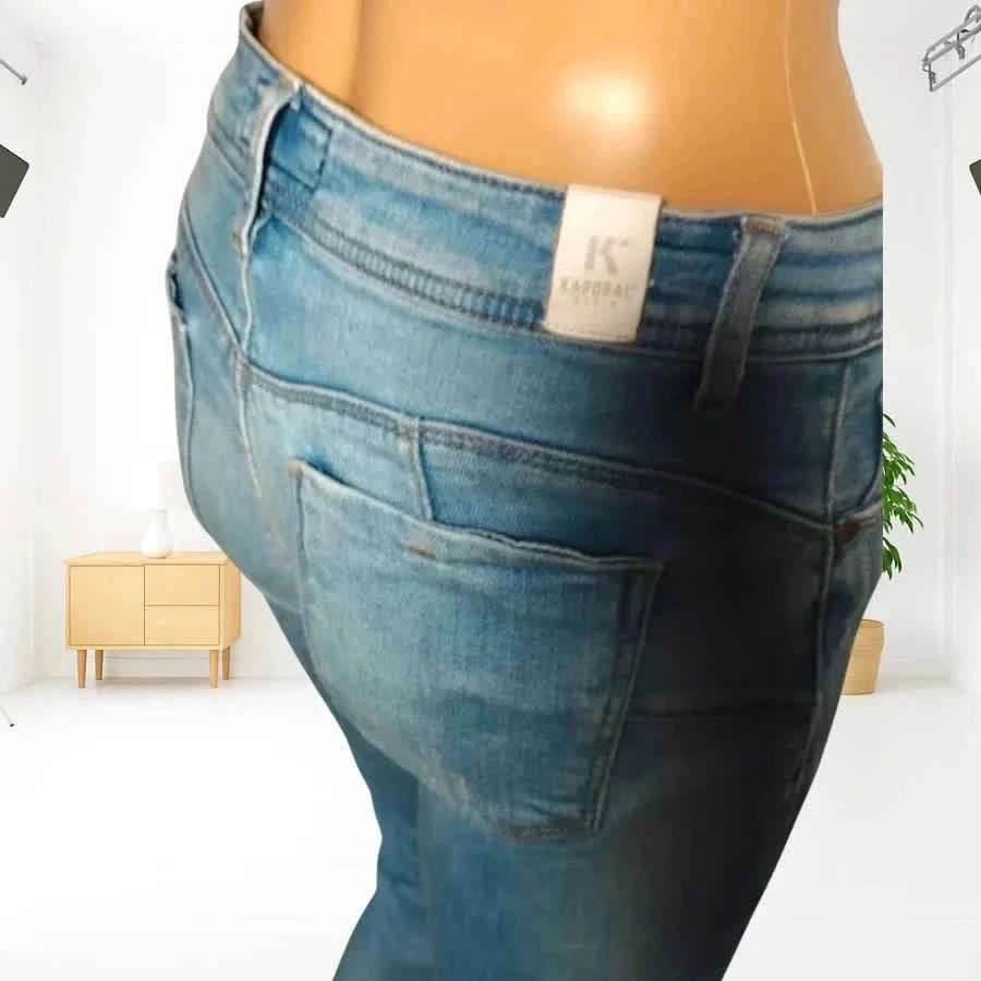 Kaporal skinny fit destroyed jeans - low waist - stretch – photo 8